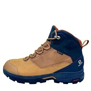 Salomon Outward GTX Men 11.5 Waterproof Hiking Boots Tobacco Brown 410423 NEW